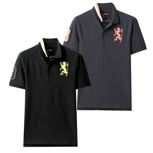 Giordano Men Polo Shirt Pack Of 2 Embroidered Pattern