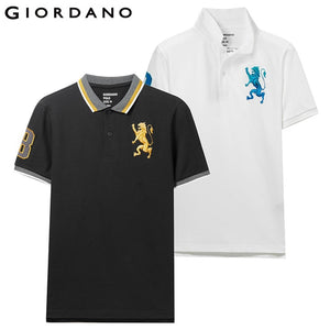 Giordano Men Polo Shirt Pack Of 2 Embroidered Pattern