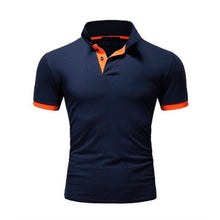 Load image into Gallery viewer, Summer short Sleeve Polo Shirt men Turn-over Collar fashion