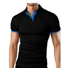 Load image into Gallery viewer, Summer short Sleeve Polo Shirt men Turn-over Collar fashion