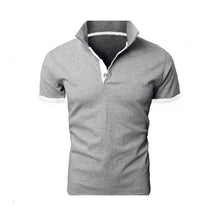 Load image into Gallery viewer, Summer short Sleeve Polo Shirt men Turn-over Collar fashion