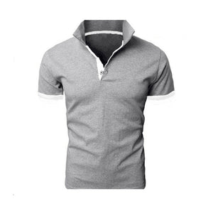 Summer short Sleeve Polo Shirt men Turn-over Collar fashion