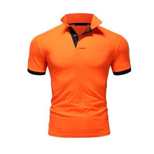 Load image into Gallery viewer, Summer short Sleeve Polo Shirt men Turn-over Collar fashion