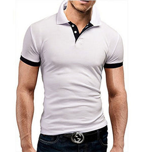 Summer short Sleeve Polo Shirt men Turn-over Collar fashion