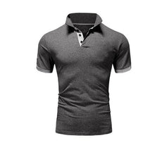 Load image into Gallery viewer, Summer short Sleeve Polo Shirt men Turn-over Collar fashion