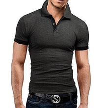 Load image into Gallery viewer, Summer short Sleeve Polo Shirt men Turn-over Collar fashion