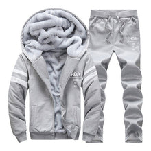 Load image into Gallery viewer, Tracksuit Men Sporting Fleece Thick Hooded Brand-Clothing