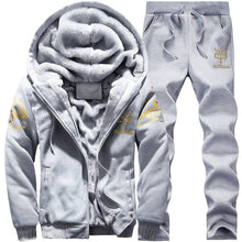 Load image into Gallery viewer, Tracksuit Men Sporting Fleece Thick Hooded Brand-Clothing