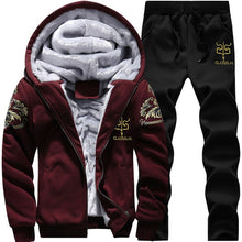 Load image into Gallery viewer, Tracksuit Men Sporting Fleece Thick Hooded Brand-Clothing