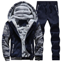 Load image into Gallery viewer, Tracksuit Men Sporting Fleece Thick Hooded Brand-Clothing