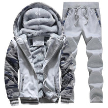 Load image into Gallery viewer, Tracksuit Men Sporting Fleece Thick Hooded Brand-Clothing